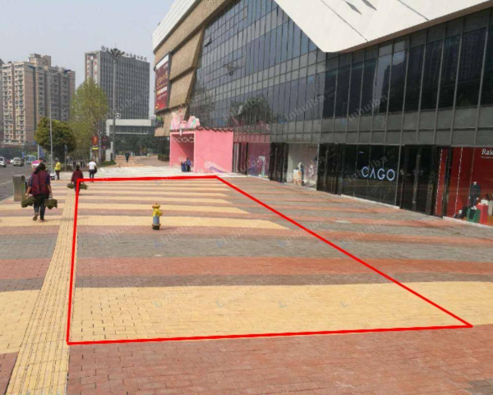 重庆沙坪坝万达广场 - 方形外广场展位