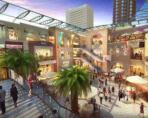 二层扶手电梯旁机器点位