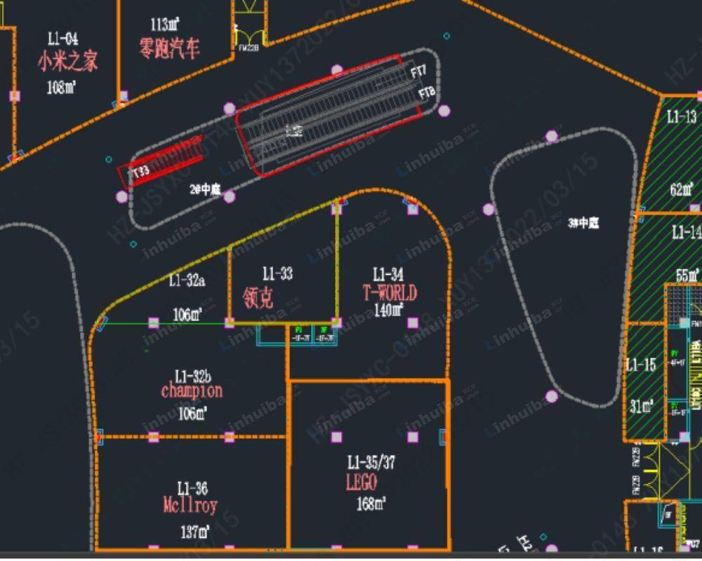 杭州金沙印象城 - MA 栋第 L1-13/14/15 号商铺（临时）