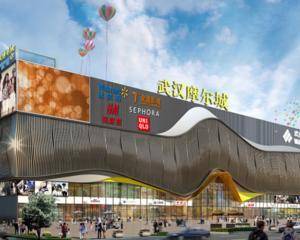 一号门2楼H&M前方区域