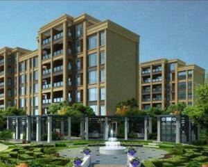 小区内中央广场