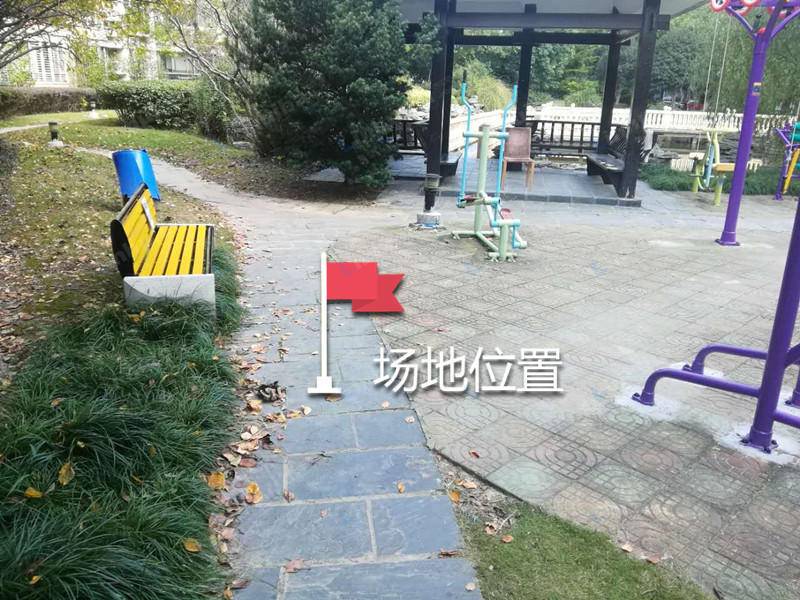 上海时代金领金桥爱建园 - 小区健身区