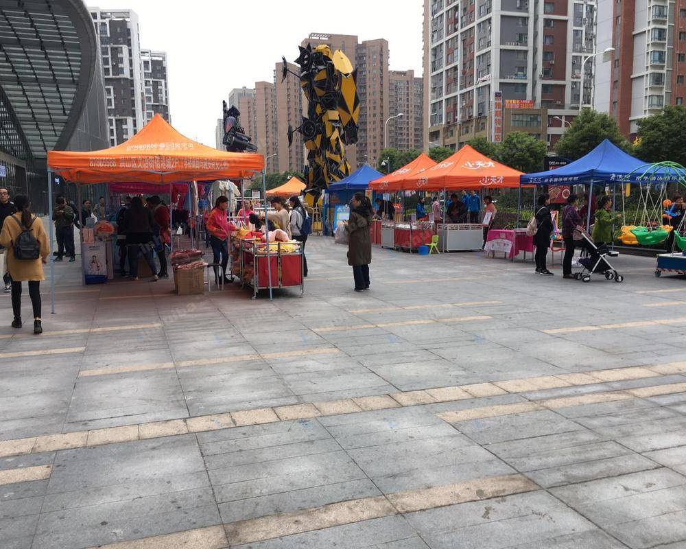 武汉维佳体验城 - 外广场中心处大门出口2